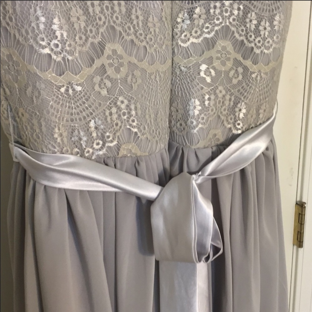 Gray And Silver Floorlength Down - image 3